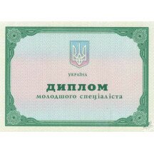 Украинский диплом колледжа / техникума 2001-2010 года